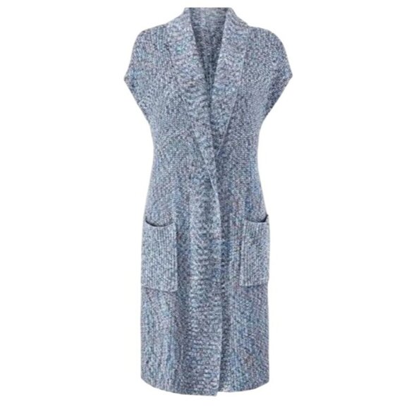 CABI Napa Vest Oversize Cardigan Women's Size S Sweater Duster Y2K Boho Casual - Picture 1 of 8